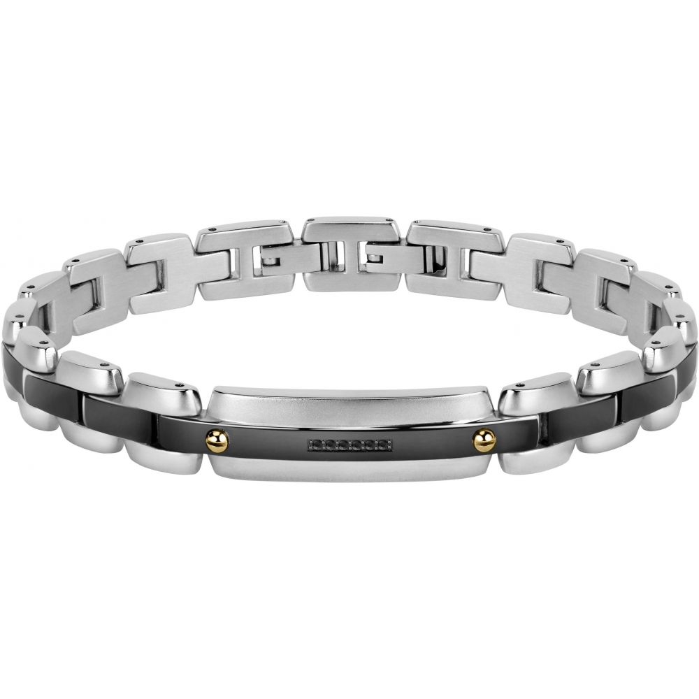 Bracciale Morellato Gold SALS18 uomo con elemento in oro 750‰-2b Gioielli