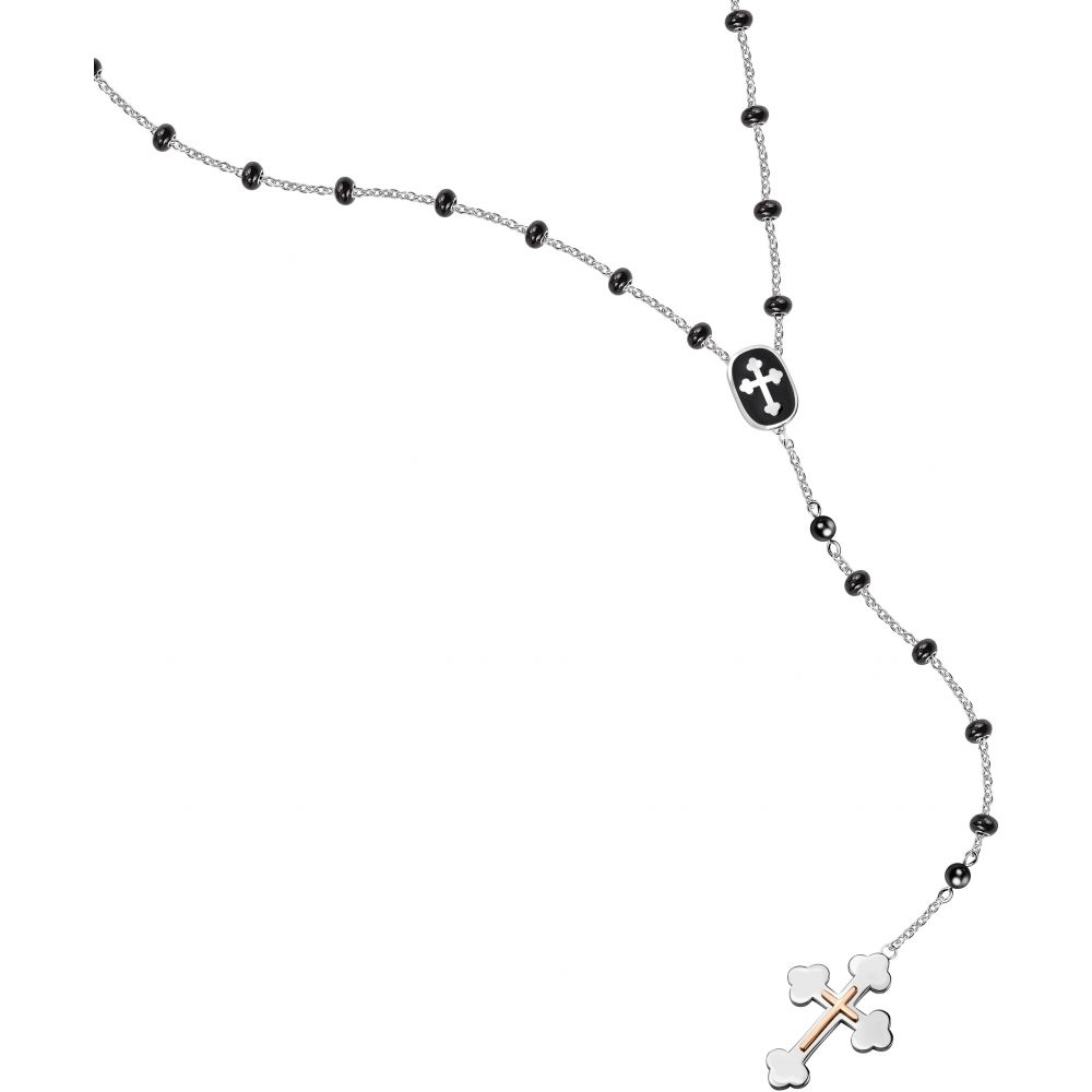 Morellato God SANF11 men's rosary necklace 60cm - 2b Gioielli