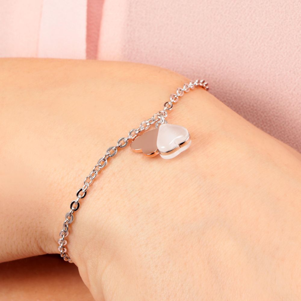 Bracciale Morellato Doppio Cuore SASM08 donna argento-2b Gioielli