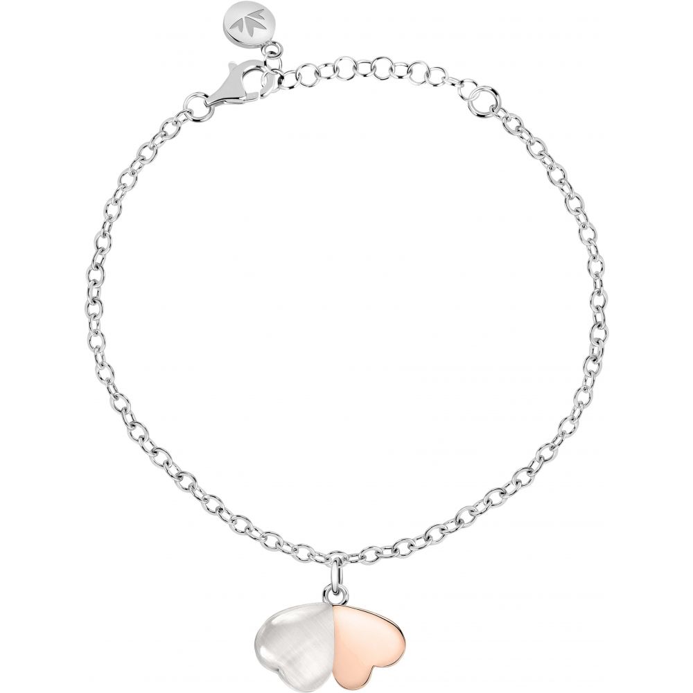 Bracciale Morellato Doppio Cuore SASM08 donna argento-2b Gioielli