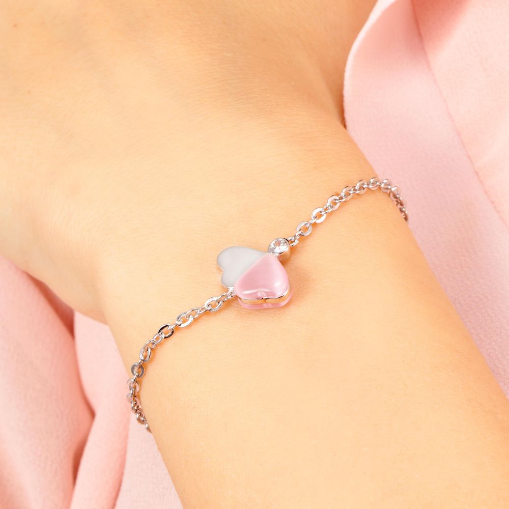 Bracciale Morellato Doppio Cuore SASM11 donna argento-2b Gioielli