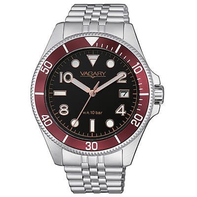 Orologio Vagary by Citizen Aqua39 VD5-015-53 uomo 41mm-2b Gioielli